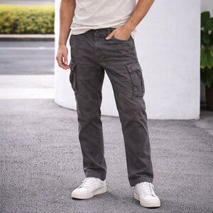 Abercrombie & Fitch Charcoal Cargo Pants